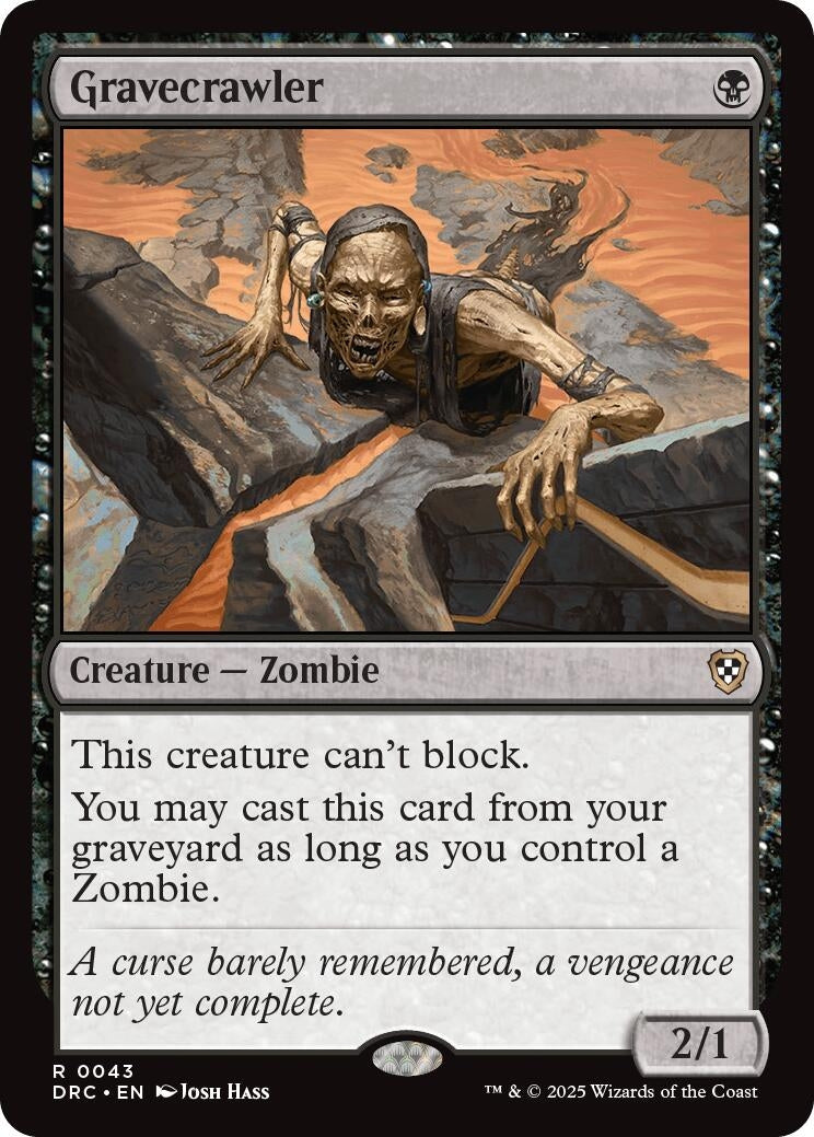 Image for Gravecrawler (43) (DRC) - Magic: The Gathering