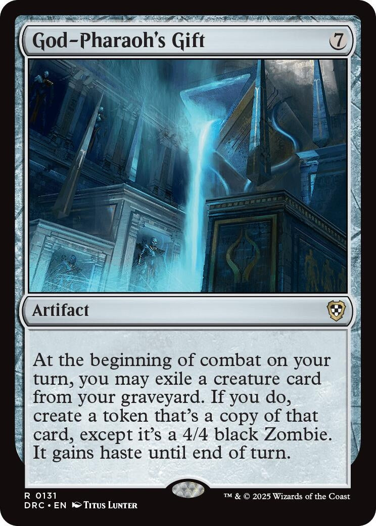 Image for God-Pharaoh's Gift (131) (DRC) - Magic: The Gathering