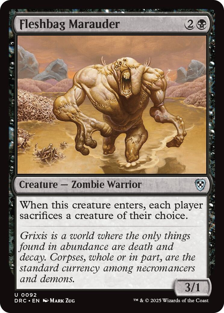 Image for Fleshbag Marauder (92) (DRC) - Magic: The Gathering