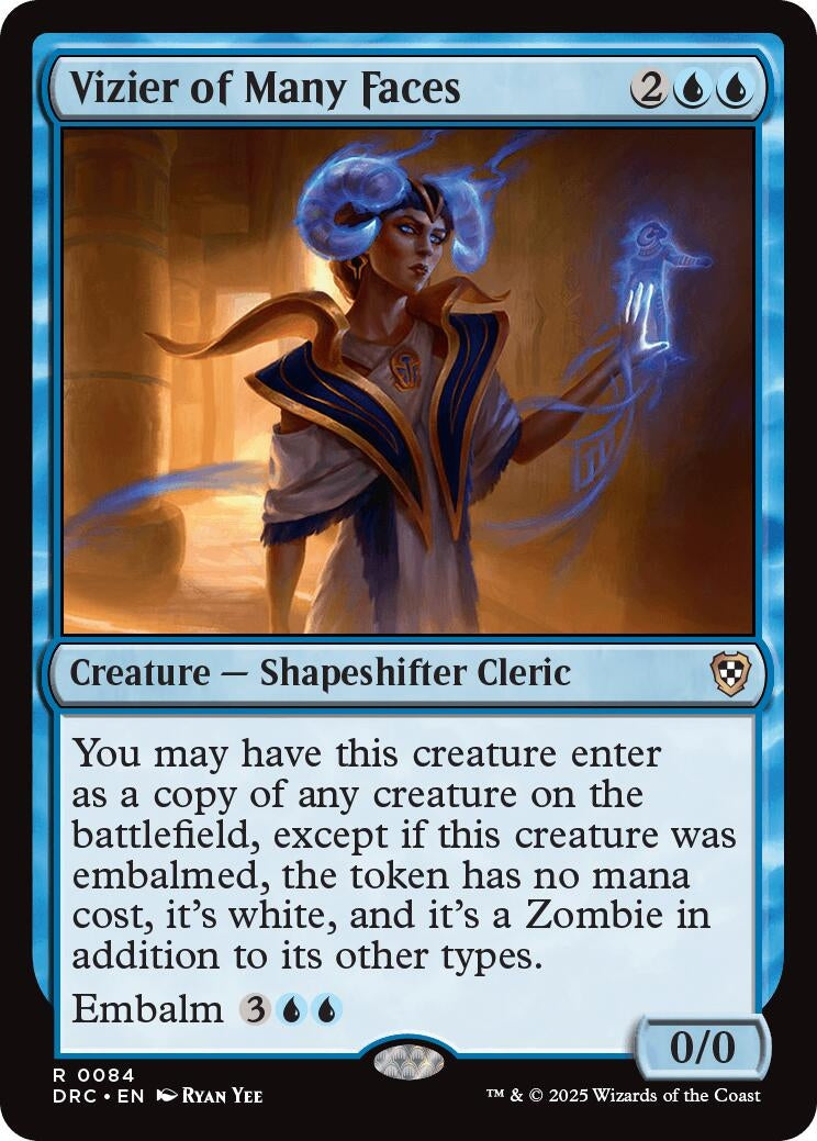 Image for Vizier of Many Faces (84) (DRC) - Magic: The Gathering