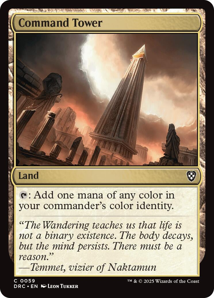 Image for Command Tower (0059) (59) (DRC) - Magic: The Gathering