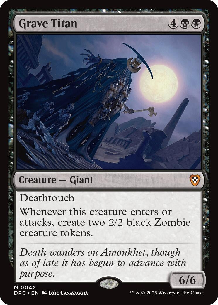 Image for Grave Titan (42) (DRC) - Magic: The Gathering