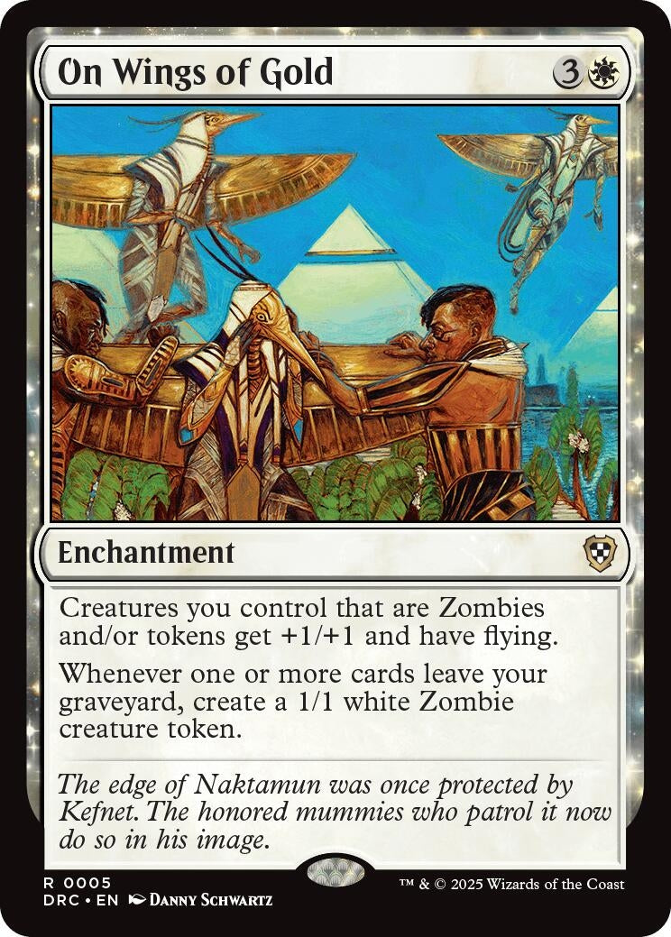 Image for On Wings of Gold (5) (DRC) - Magic: The Gathering