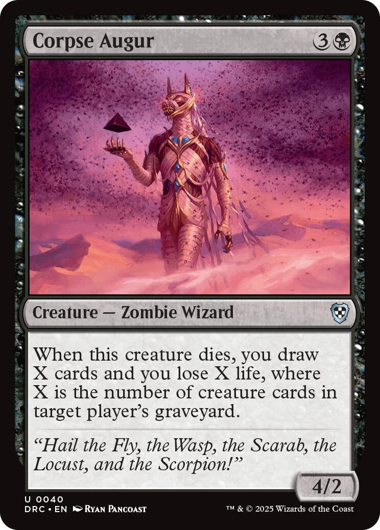 Image for Corpse Augur (40) (DRC) - Magic: The Gathering