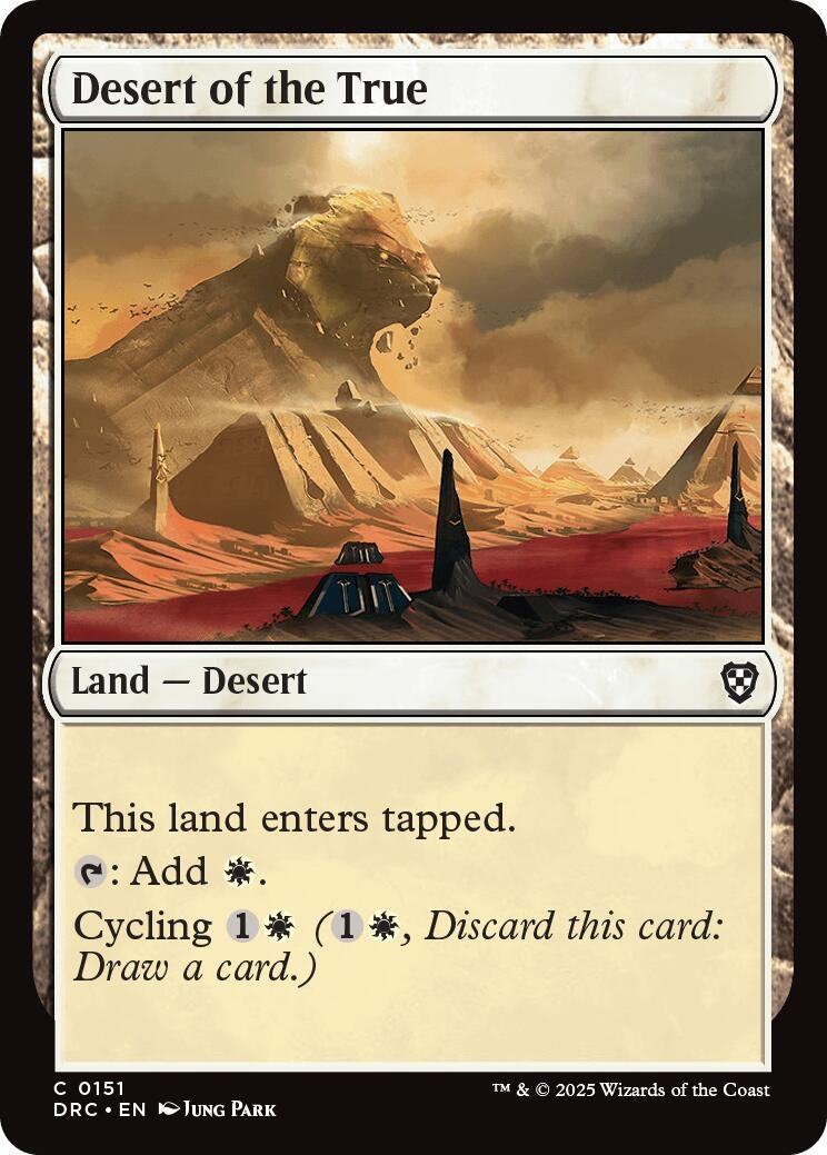 Image for Desert of the True (151) (DRC) - Magic: The Gathering