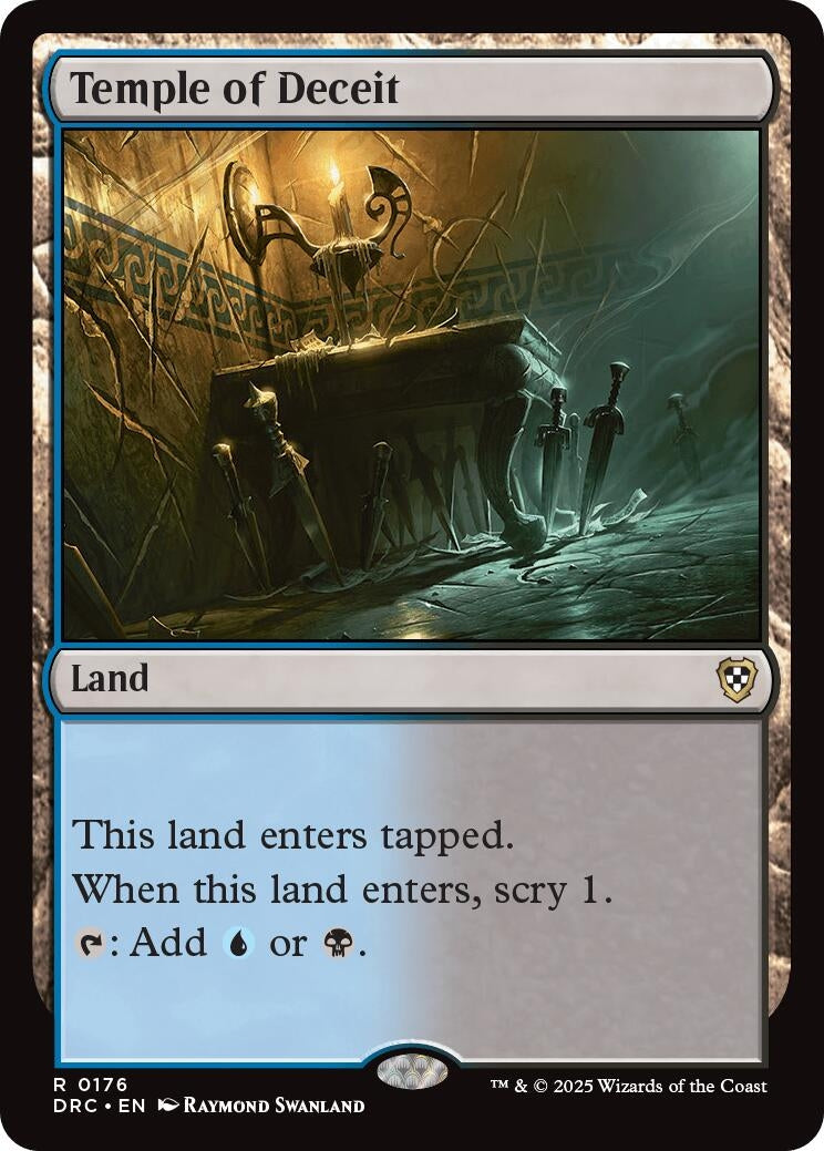 Image for Temple of Deceit (176) (DRC) - Magic: The Gathering