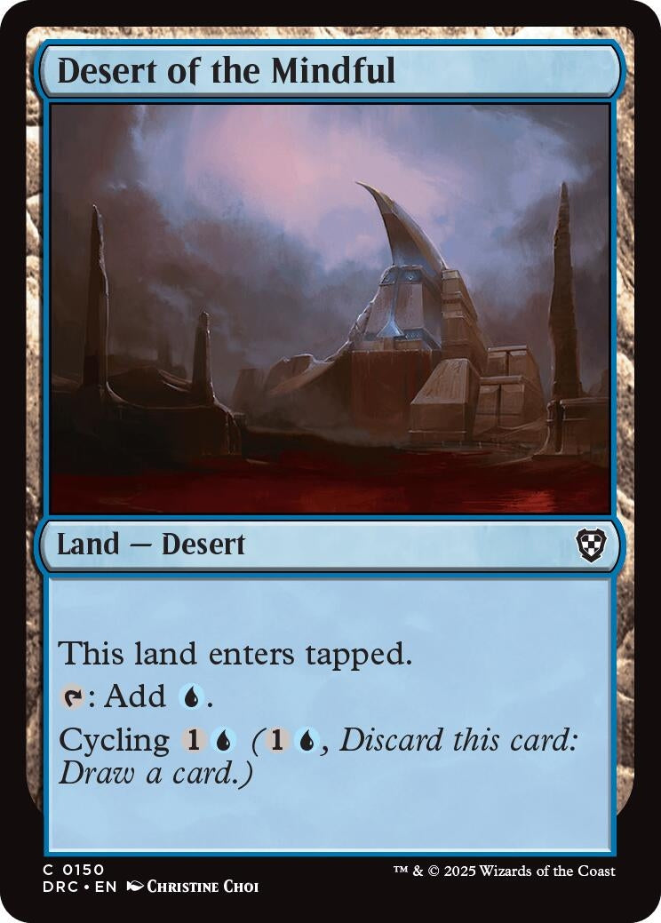 Image for Desert of the Mindful (150) (DRC) - Magic: The Gathering