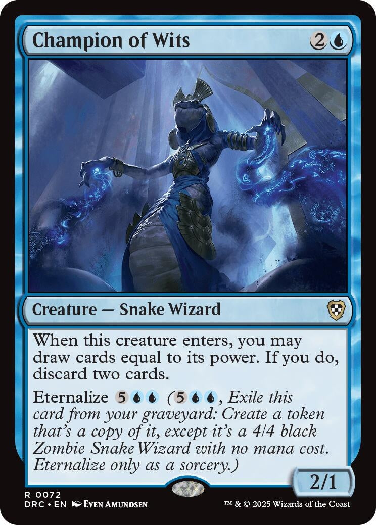 Image for Champion of Wits (72) (DRC) - Magic: The Gathering