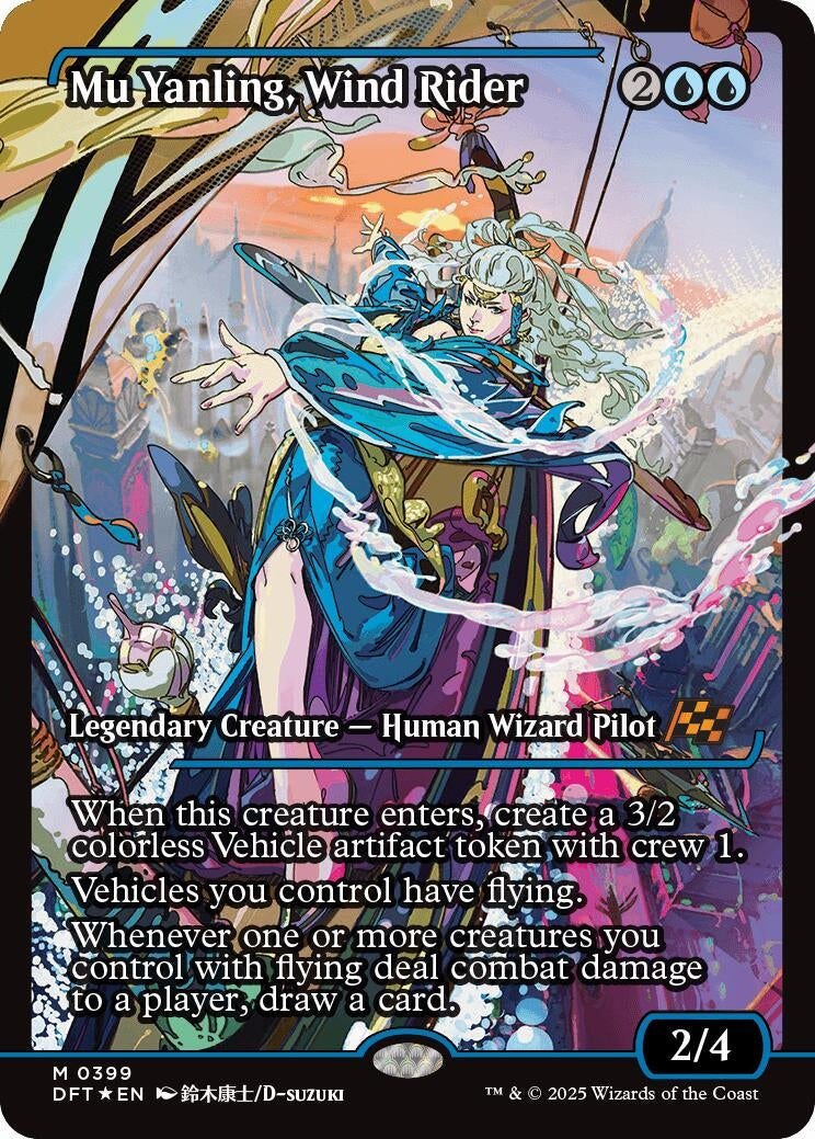 Image for Mu Yanling, Wind Rider (Showcase) (399) (DFT) - Magic: The Gathering