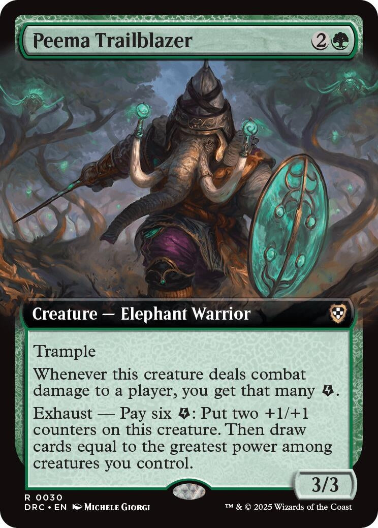 Image for Peema Trailblazer (Extended Art) (30) (DRC) - Magic: The Gathering
