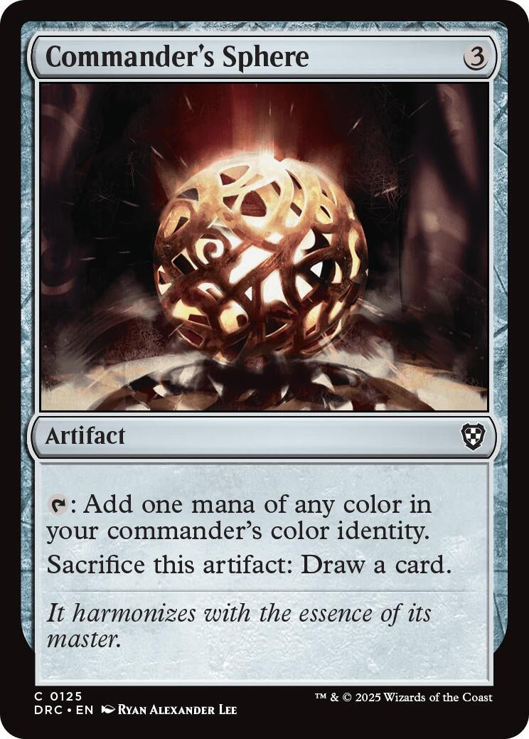 Image for Commander's Sphere (125) (DRC) - Magic: The Gathering