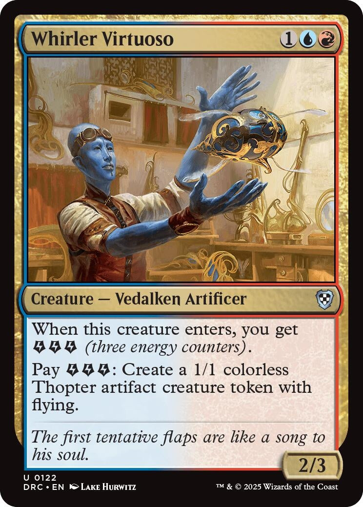 Image for Whirler Virtuoso (122) (DRC) - Magic: The Gathering