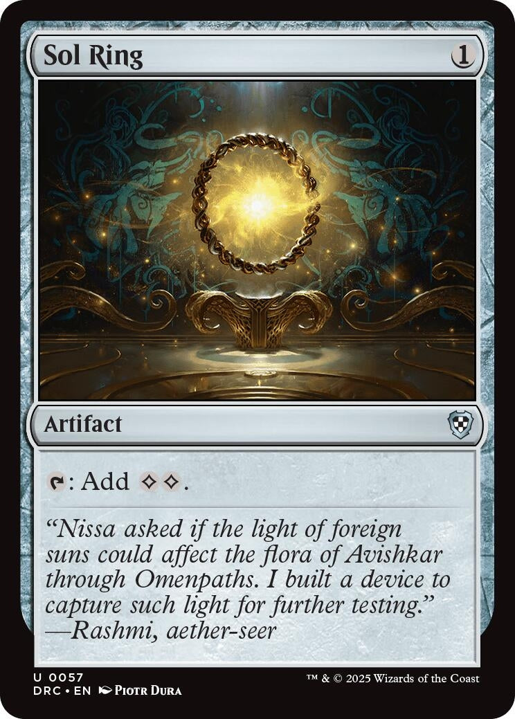 Image for Sol Ring (0057) (57) (DRC) - Magic: The Gathering