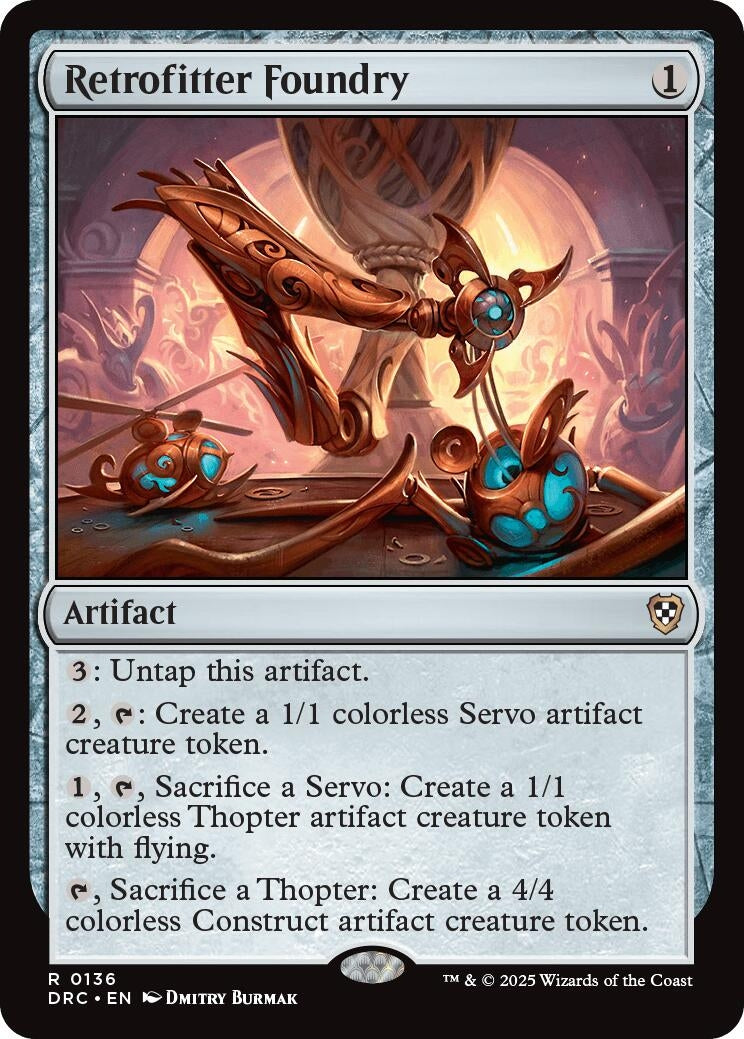 Image for Retrofitter Foundry (136) (DRC) - Magic: The Gathering