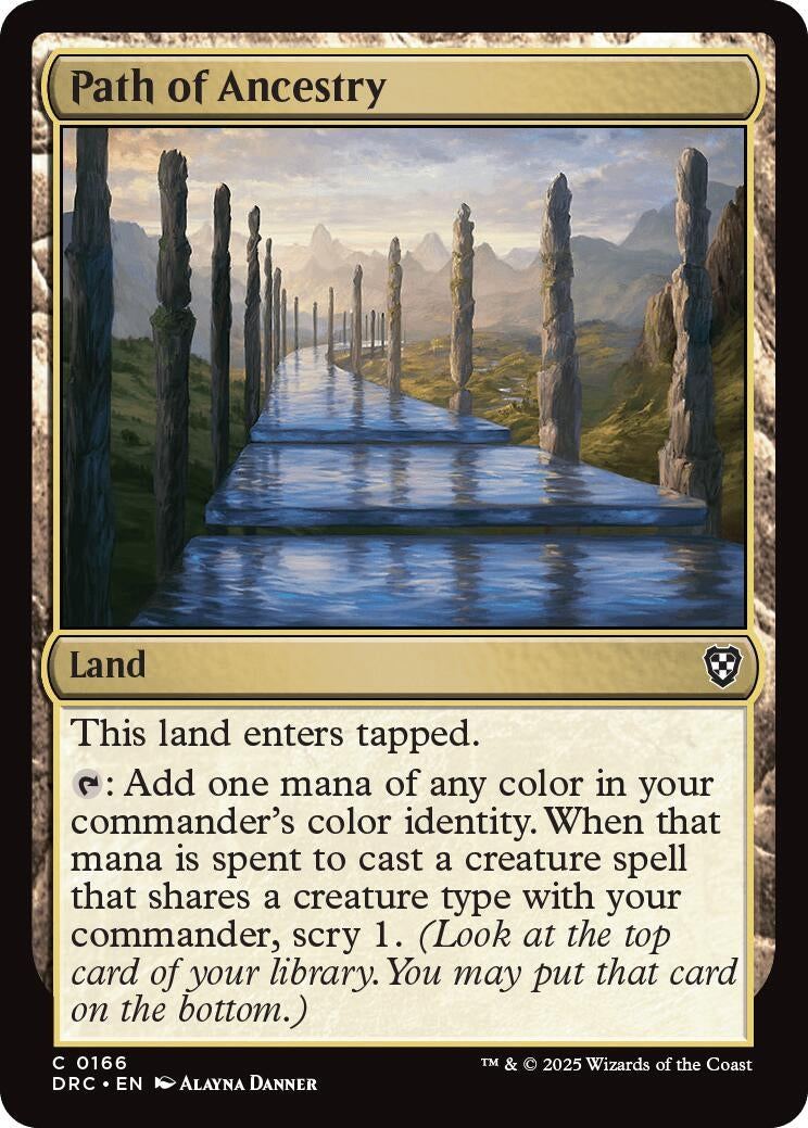 Image for Path of Ancestry (0166) (166) (DRC) - Magic: The Gathering