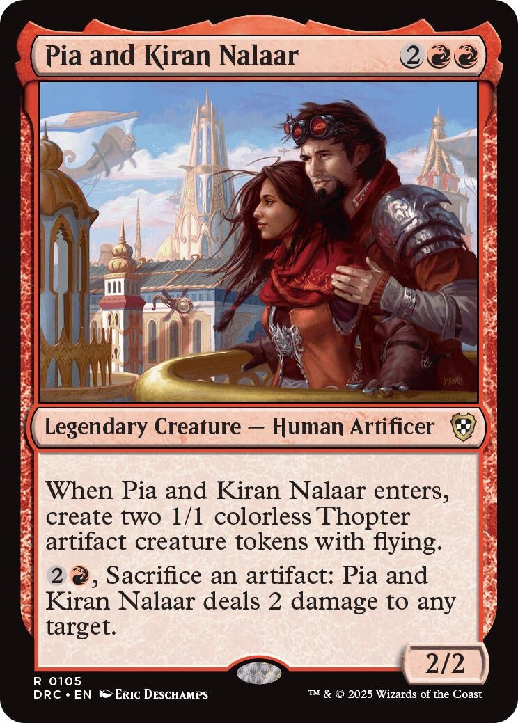Image for Pia and Kiran Nalaar (105) (DRC) - Magic: The Gathering
