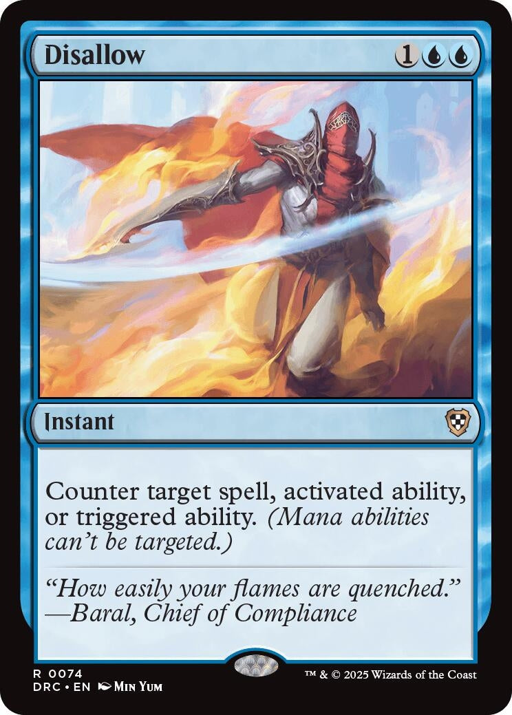 Image for Disallow (74) (DRC) - Magic: The Gathering