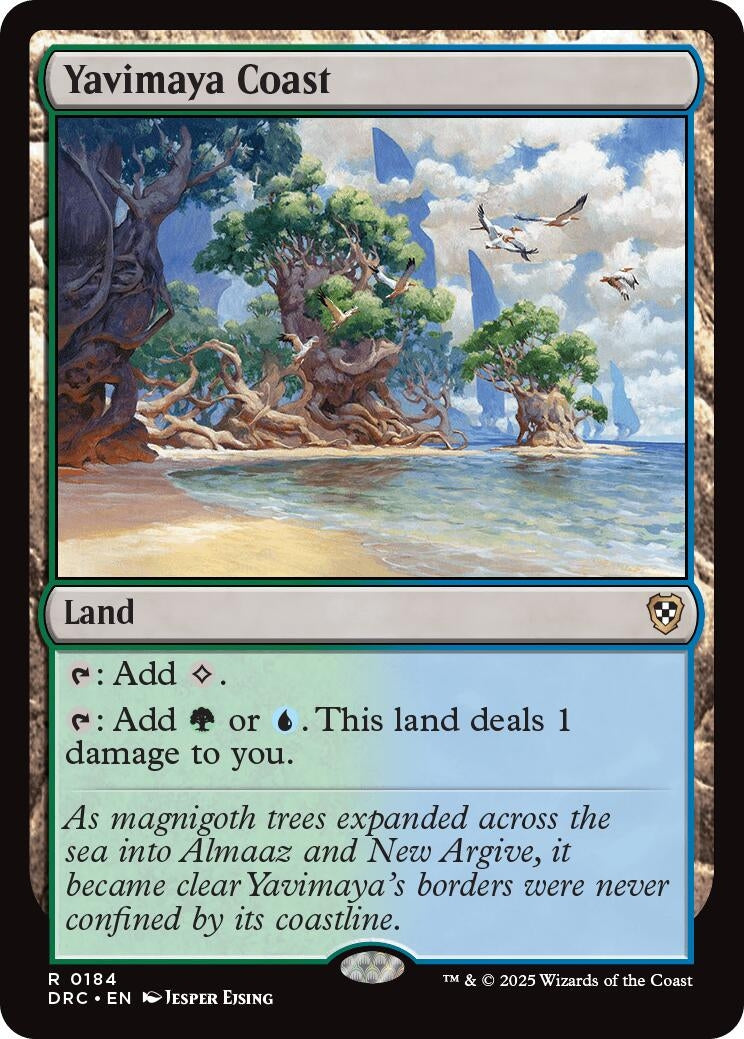 Image for Yavimaya Coast (184) (DRC) - Magic: The Gathering