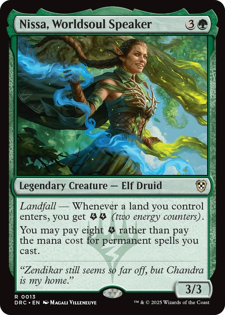 Image for Nissa, Worldsoul Speaker (13) (DRC) - Magic: The Gathering