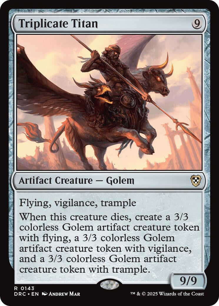Image for Triplicate Titan (143) (DRC) - Magic: The Gathering