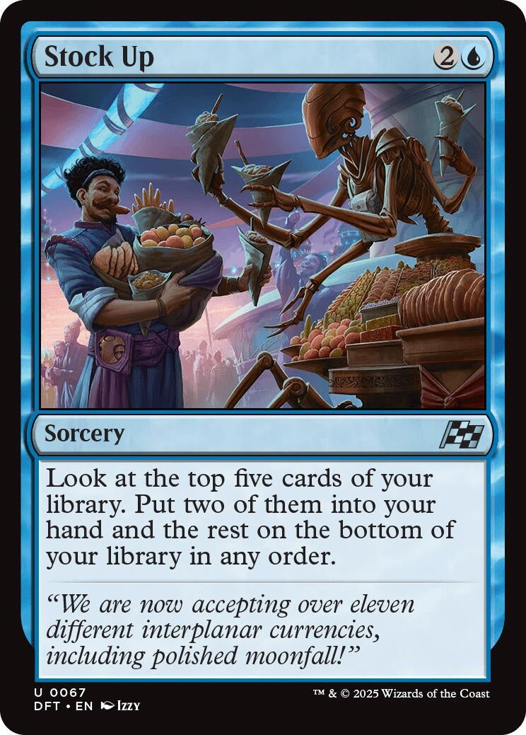 Image for Stock Up (67) (DFT) - Magic: The Gathering