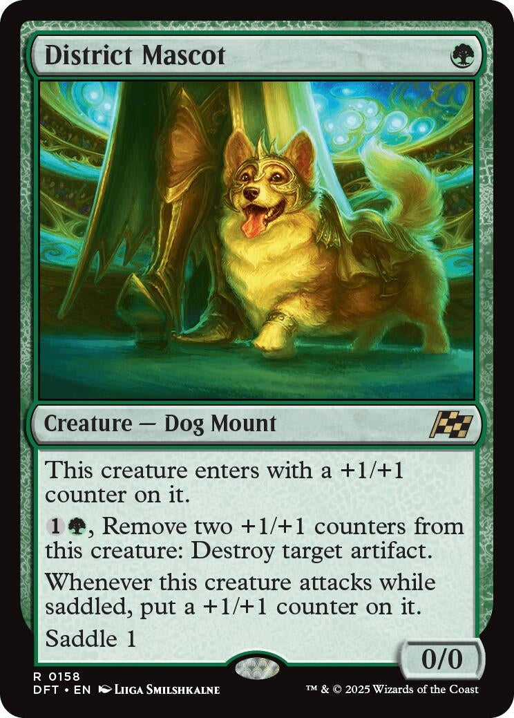 Image for District Mascot (158) (DFT) - Magic: The Gathering