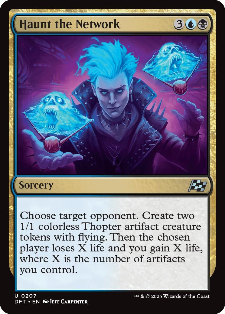 Image for Haunt the Network (207) (DFT) - Magic: The Gathering