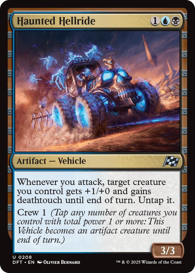 Image for Haunted Hellride (208) (DFT) - Magic: The Gathering