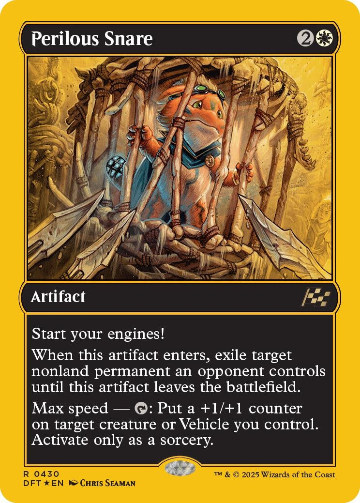 Image for Perilous Snare (First-Place Foil) (430) (DFT) - Magic: The Gathering