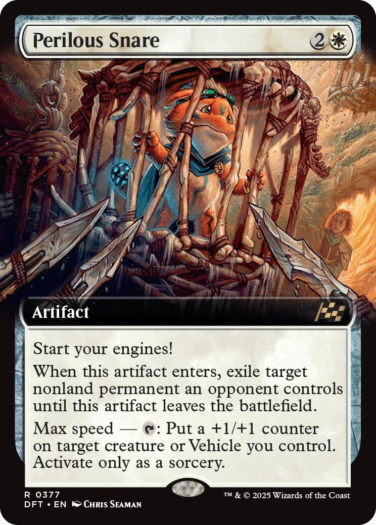Image for Perilous Snare (Extended Art) (377) (DFT) - Magic: The Gathering