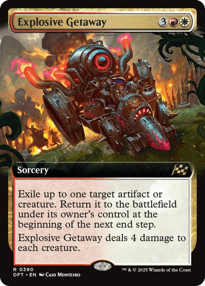 Explosive Getaway (Extended Art) (390) (DFT)