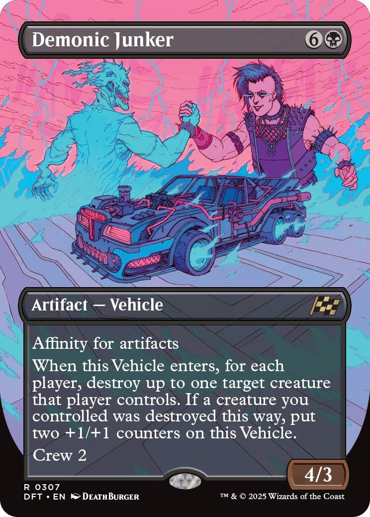 Image for Demonic Junker (Borderless) (307) (DFT) - Magic: The Gathering