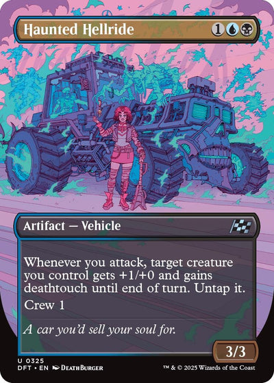 Haunted Hellride (Borderless) (325) (DFT)