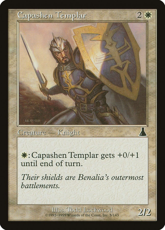 Image for Capashen Templar (5) (UDS) - Magic: The Gathering