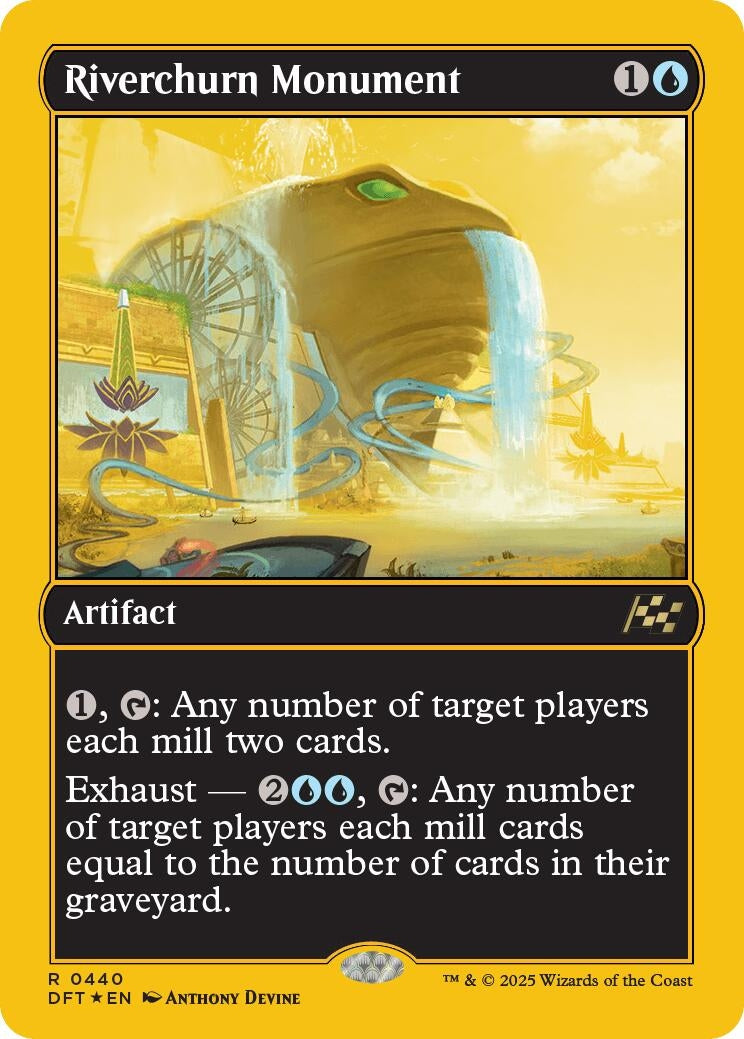 Image for Riverchurn Monument (First-Place Foil) (440) (DFT) - Magic: The Gathering