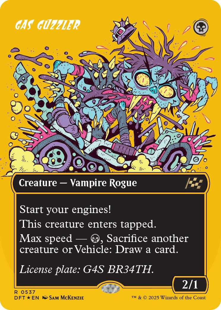 Image for Gas Guzzler (Borderless) (First-Place Foil) (537) (DFT) - Magic: The Gathering