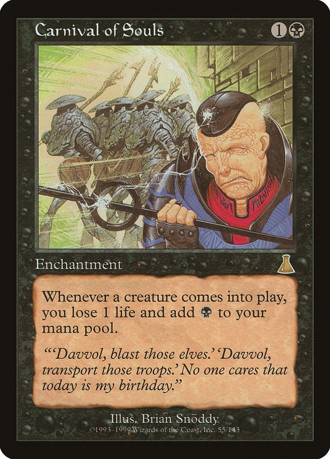 Image for Carnival of Souls (55) (UDS) - Magic: The Gathering