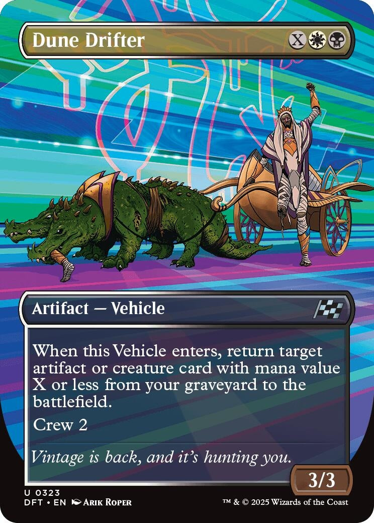 Image for Dune Drifter (Borderless) (323) (DFT) - Magic: The Gathering