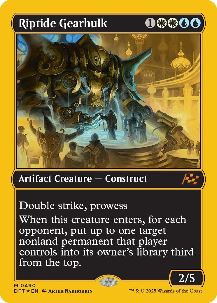 Image for Riptide Gearhulk (First-Place Foil) (490) (DFT) - Magic: The Gathering