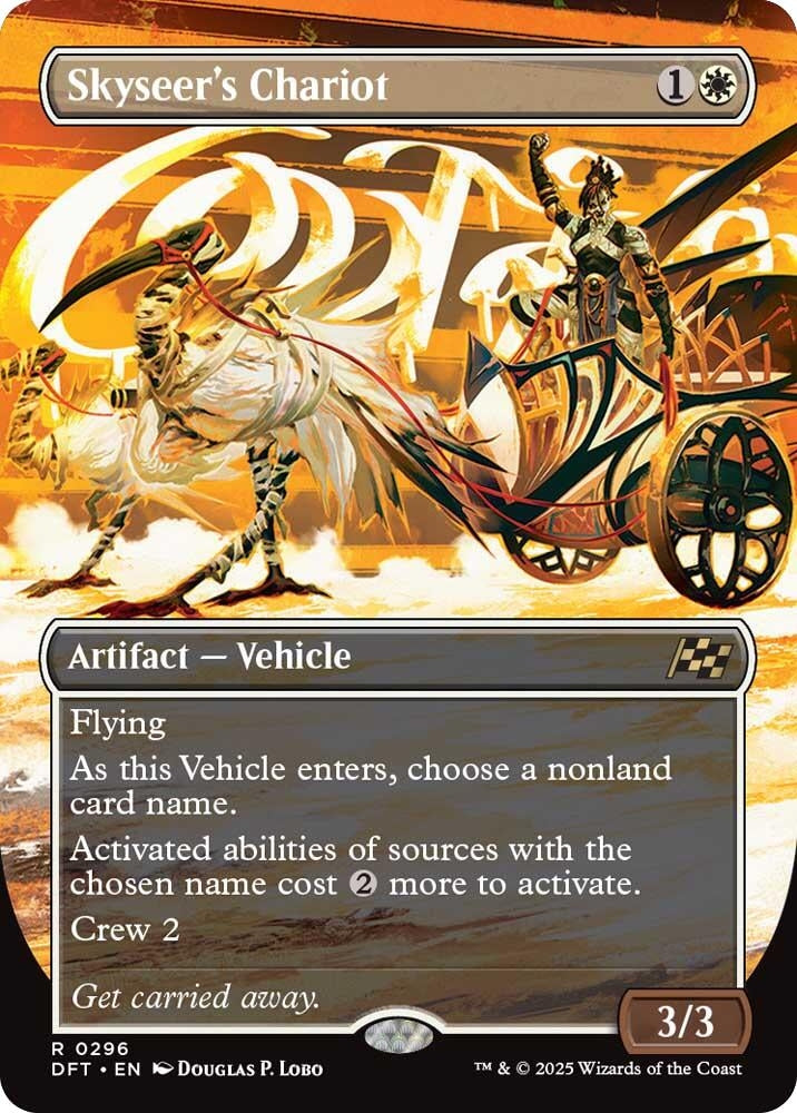 Image for Skyseer's Chariot (Borderless) (296) (DFT) - Magic: The Gathering