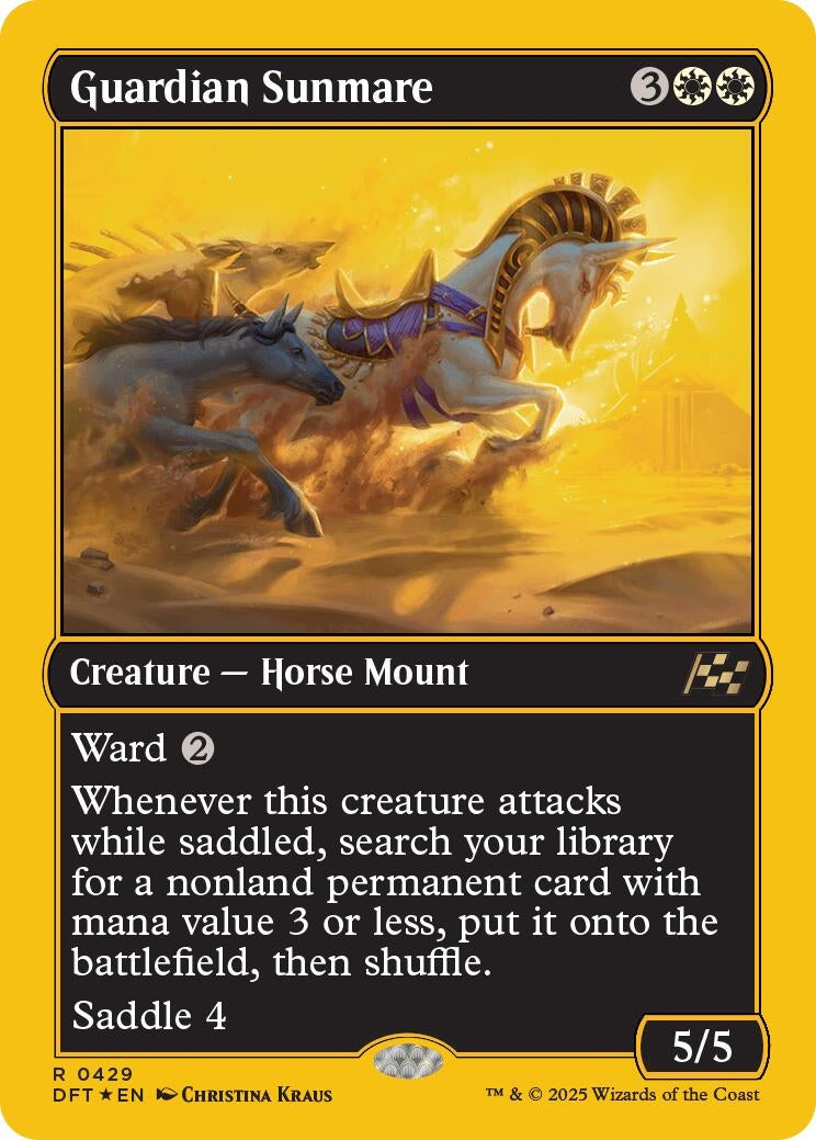 Image for Guardian Sunmare (First-Place Foil) (429) (DFT) - Magic: The Gathering