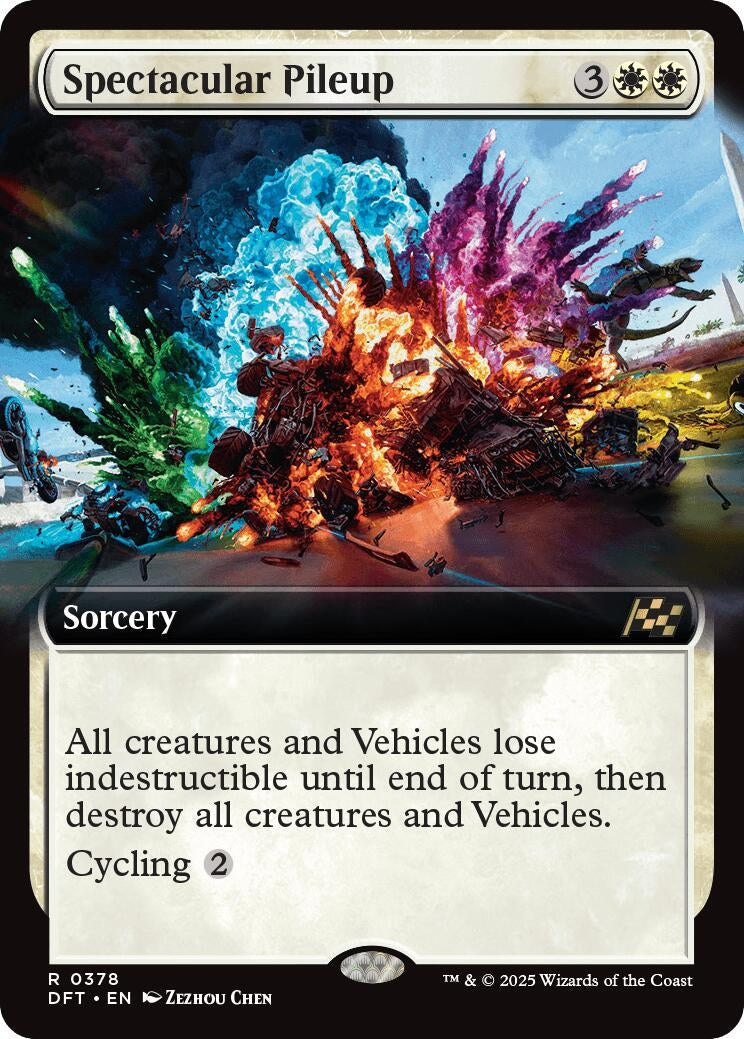 Image for Spectacular Pileup (Extended Art) (378) (DFT) - Magic: The Gathering