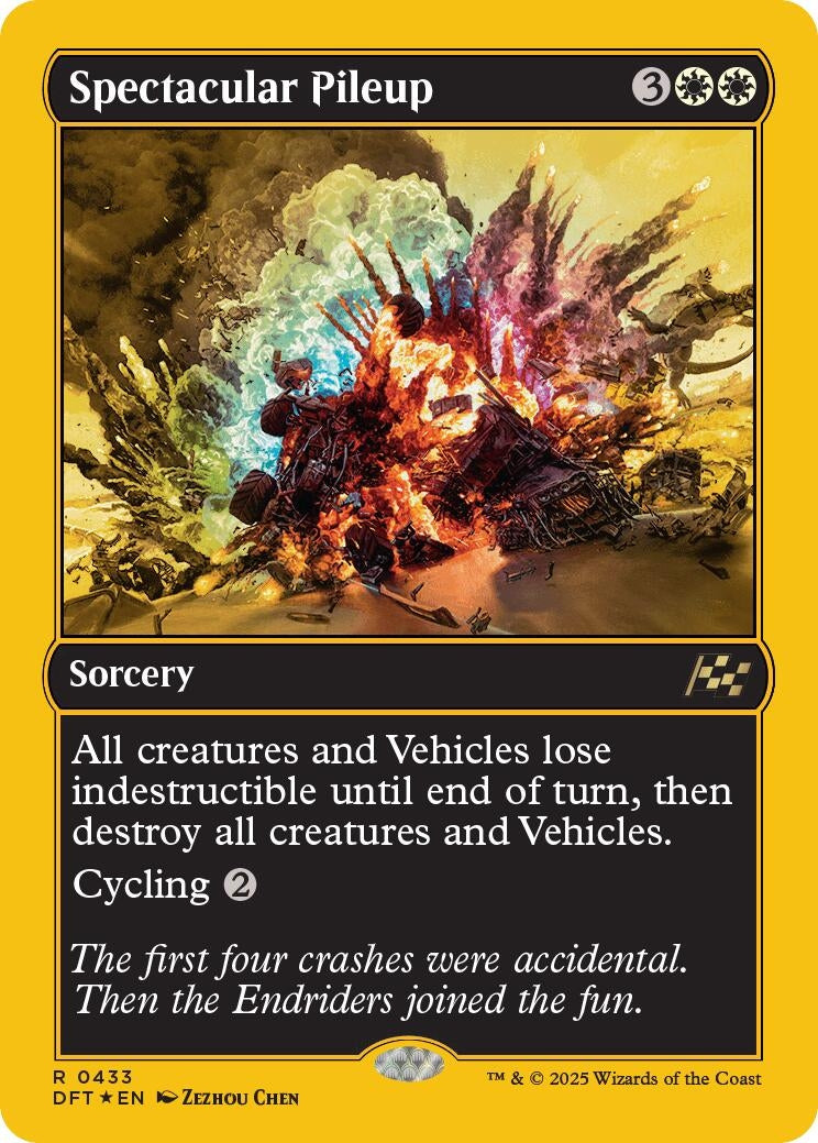 Image for Spectacular Pileup (First-Place Foil) (433) (DFT) - Magic: The Gathering