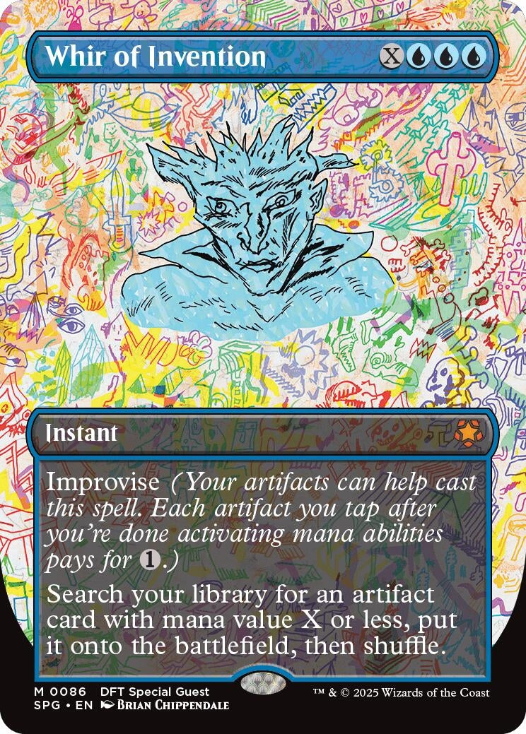 Image for Whir of Invention (Borderless) (86) (SPG) - Magic: The Gathering