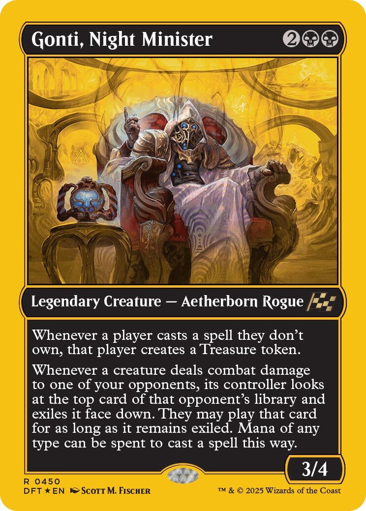 Image for Gonti, Night Minister (First-Place Foil) (450) (DFT) - Magic: The Gathering