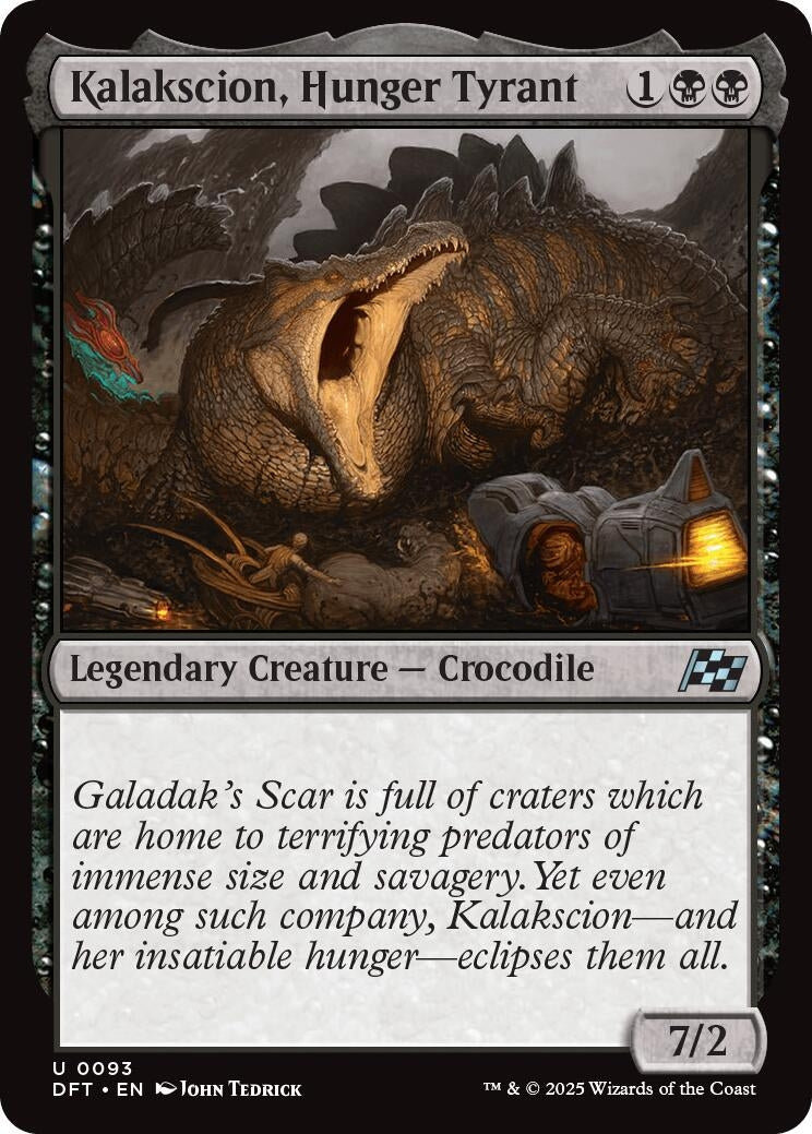 Image for Kalakscion, Hunger Tyrant (93) (DFT) - Magic: The Gathering
