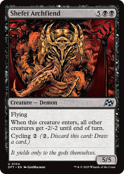 Shefet Archfiend (104) (DFT)