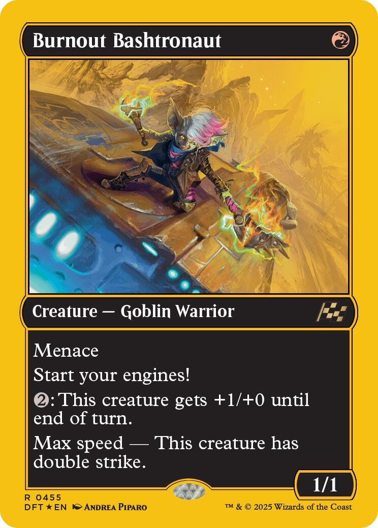 Image for Burnout Bashtronaut (First-Place Foil) (455) (DFT) - Magic: The Gathering
