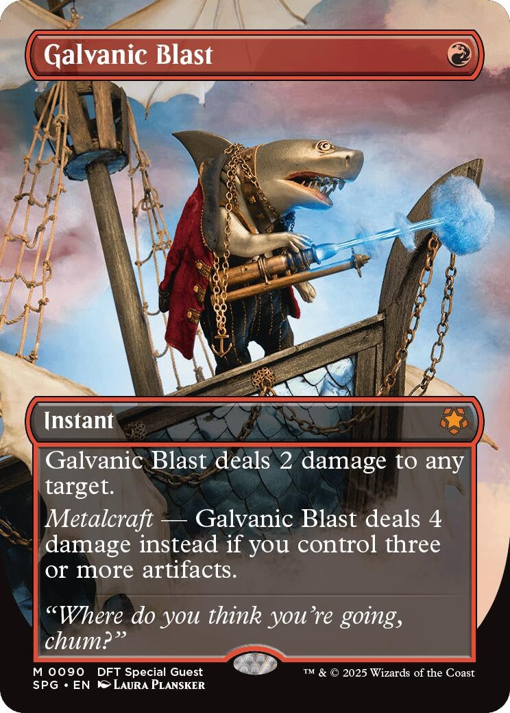 Image for Galvanic Blast (Borderless) (90) (SPG) - Magic: The Gathering