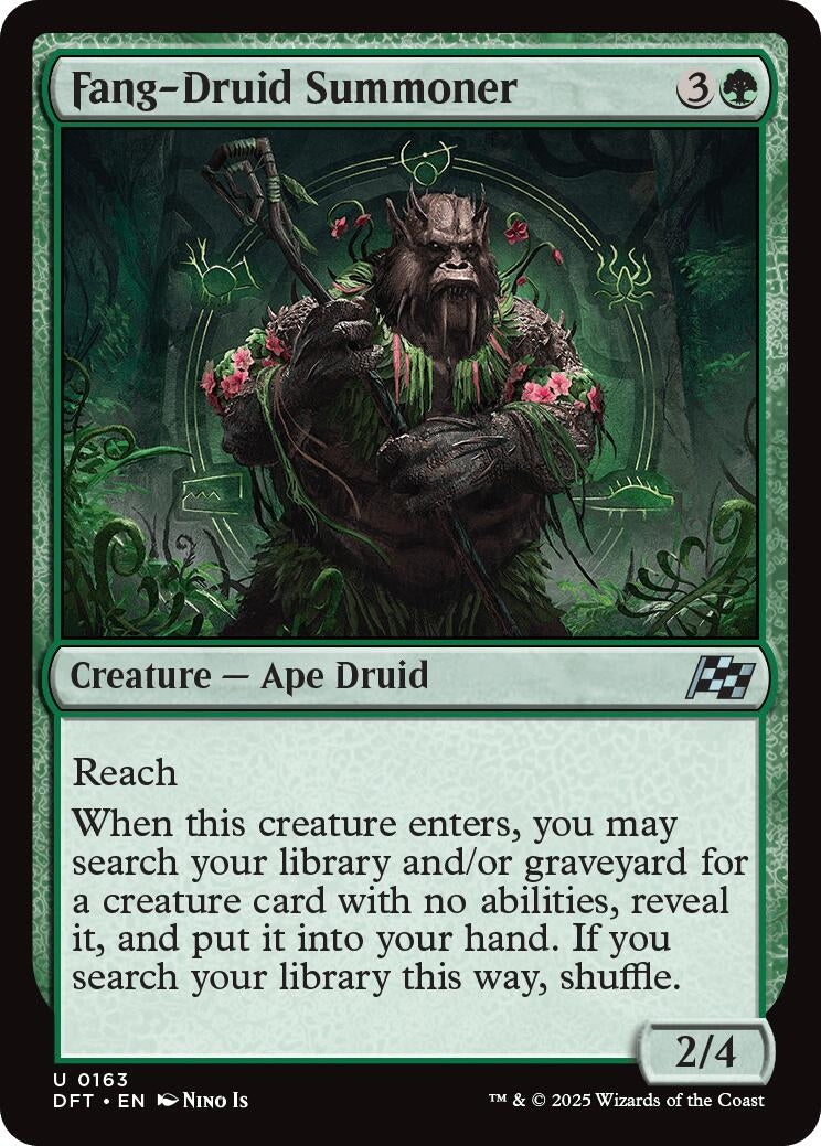 Image for Fang-Druid Summoner (163) (DFT) - Magic: The Gathering